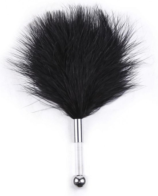 Banoch | Plume de tantra noire | plume caressante noire
