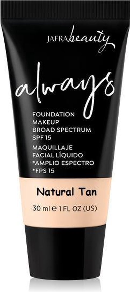 Jafra - Always - Foundation - Make - Up - Broad - Spectrum - SPF 15 - Natural Tan