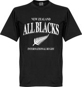 Nieuw Zeeland All Blacks Rugby T-Shirt - Zwart - L