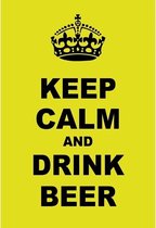 Wandbord - Keep Calm And Drink Beer