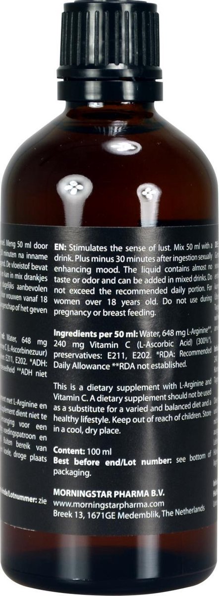 Crystal - Liquid Pleasure - Lustopwekker - 100 milliliter