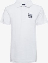 Unsigned jongens polo - Wit - Maat 158/164