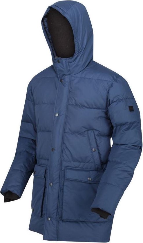 Parka isolée Ardal de Regatta avec capuche pour homme, veste, denim bleu foncé