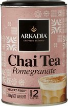 Arkadia Chai Latte Tea Pomegranate (Granaatappel) 240gr. Powder Cafe Beverage