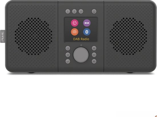 Pure Elan Connect+ Stereo Internet Radio met DAB+ en Bluetooth - Zwart