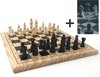 Afbeelding van het spelletje OOTB - Schaakset - Schaakspel - Schaakbord - Schaken - Schaakbord met schaakstukken - Schaakboek met openingen - Hout