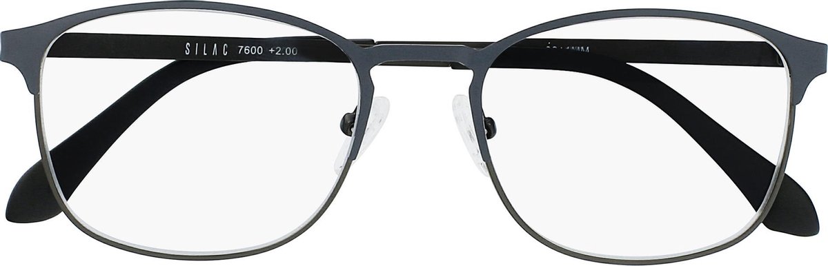 SILAC - Grey metal - Leesbrillen voor mannen - 7600 - Sterkte +3.00