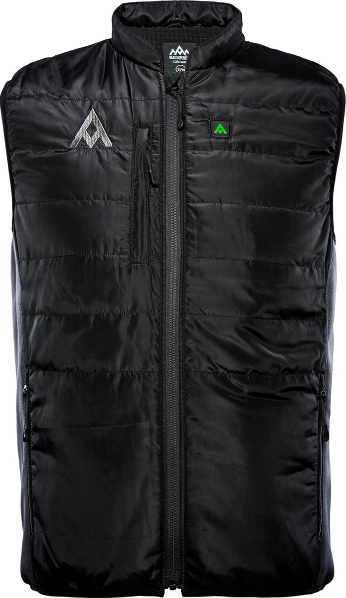Heat Experience Men`s Heated Vest XL - Verwarmd vest - Verwarmde kleding - Zwart