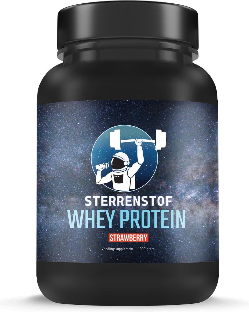 Sterrenstof Whey Protein Pro - Eiwit Poeder - Proteine - Eiwitshake - Aardbei - 25 Servings