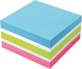 Info Notes - Sticky Notes Cubes - 75 x 75 mm - assorti - 400 vel - IN-5654-73
