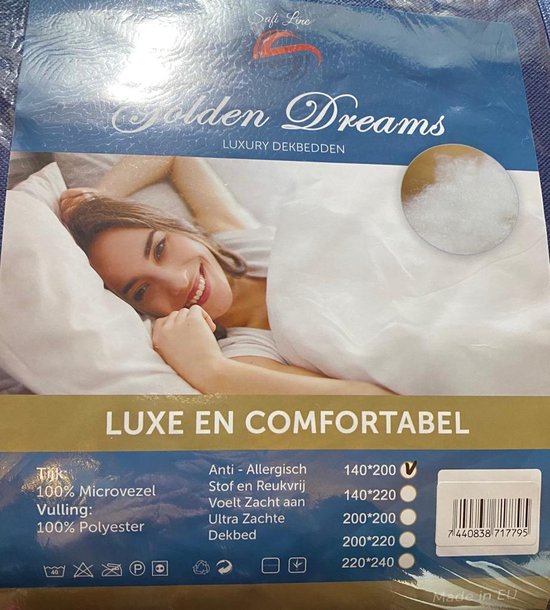 Bleu Câlin Couette Légère 200gr/m2 Spécial Eté, Enveloppe coton 240 x 220 cm Bleu Câlin Couette Légère 200gr/m2 Spécial Eté, Enveloppe coton 240 x 220 cm