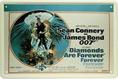 Wandbord - James Bond Diamonds Are Forever