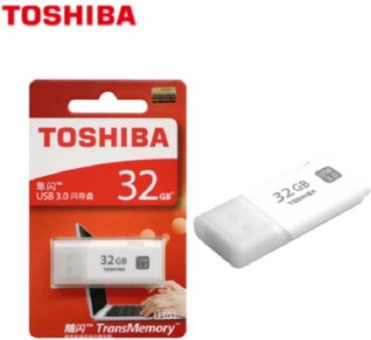 100% Originele Toshiba U301 Usb 3.0 Flash Drive 32Gb Pen Drive Mini Memory Stick Pendrive U Disk Wit Thumb flash Disk - Toshiba