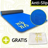 Yoga Mat Extra Dik Anti Slip - Sport Fitness Mat & Microvezel Handdoek - Sportmat - Matje - Trainingsmat - YUQUI