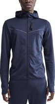 Craft Craft Eaze Full Zip Sportvest - Maat S  - Mannen - donkerblauw