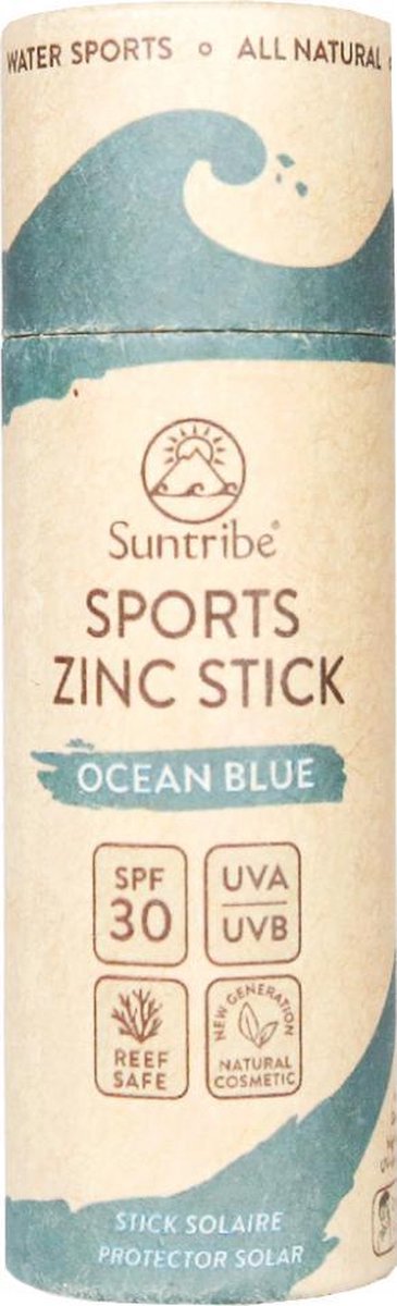 Zonnebrandstick - Zinc - Sport - SPF 30 - Ocean Blue Ocean Blue