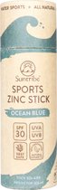 Suntribe Sports Zinc Stick Spf 30 Ocean Blue (30 G) Zonnebrand