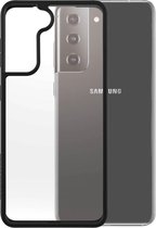 PanzerGlass ClearCase AntiBacterial Samsung Galaxy S21 hoesje - Zwart