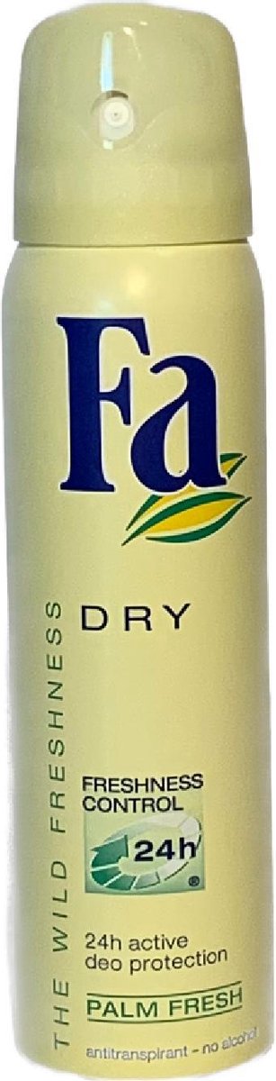 Fa Dry Deodorant - Freshness control 24H - Palm Fresh - Voordeelset (6 x 150ml)