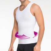 Linorie Corrective Shirt Hommes Shapewear Undershirt - Wit - 2XL