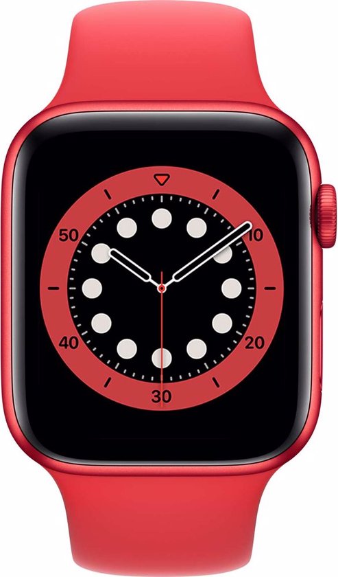 Apple Watch Series 6 - 44 mm - Rood | bol.com