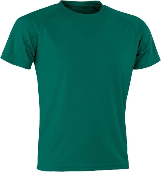 Spiro Volwassenen Unisex Impact Aircool Tee (Fles groen)