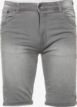 Unsigned heren jog denim short - Grijs - Maat 3XL