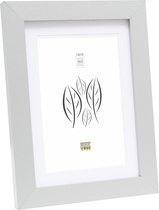 Deknudt Frames fotolijst - zilver met passe-partout - 10x15 / 13x18 cm