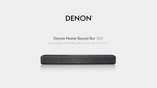 Denon: Home 550 Soundbar - Zwart | bol.com