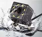 Universeel RCA Achteruitrijcamera met 8 LED - Nachtzicht - IP68 Waterdicht - Achteruitrij Camera Auto - Autoradio