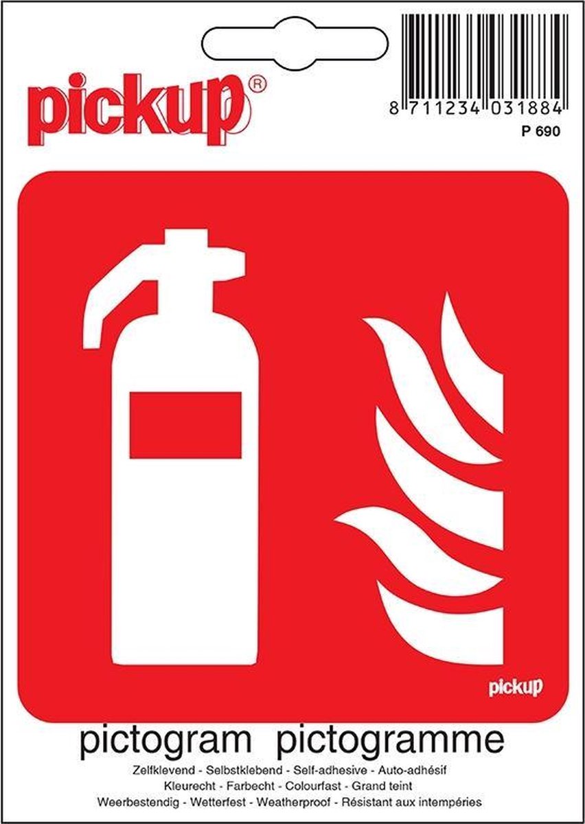 Pickup Pictogram Brandblusapparaat - 100 x 100 mm