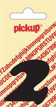 Pickup plakcijfer CooperBlack 40 mm - zwart 2