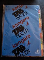Tabblad Kangaro A4 letters - PP 120 micron 23r. 20dlg grijs