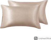 Moerbei zijden satijnen kussensloop | Mulberry silk satin pillowcase | Luxe gezichtsverzorging | Anti rimpel | Hypoallergeen | Anti-bacterieel | Vochtregulerend | Gezond & glanzend