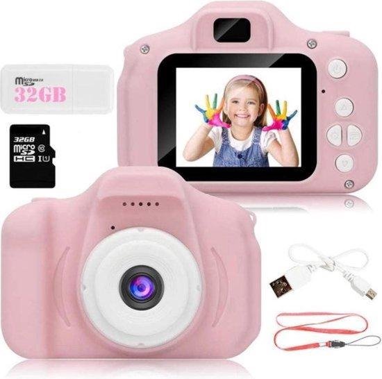 EGGY Kinder Camera roze – Digitale camera LCD scherm – Digitaal Fototoestel | bol.com