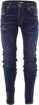 Black Industry Skinny Jeans Brut Zwart