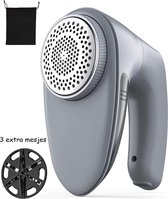 Maxury - Elektrische Pluizenverwijderaar – 3 EXTRA MESJES - pluizentondeuse - Oplaadbaar en Draadloos - Zwart