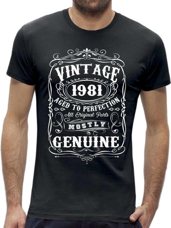 Perfection 40 jaar verjaardag t-shirt / kado tip / Heren maat XXXL / cadeau / leeftijd