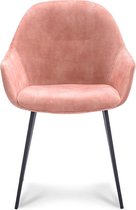 Happy Chairs - Armstoel Antonio - Velvet Roze