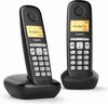 Gigaset A220 Duo v2 - Duo DECT telefoon - Simpel in gebruik - Makkelijke bediening door het menu - Duidelijk leesbaar scherm - Zwart