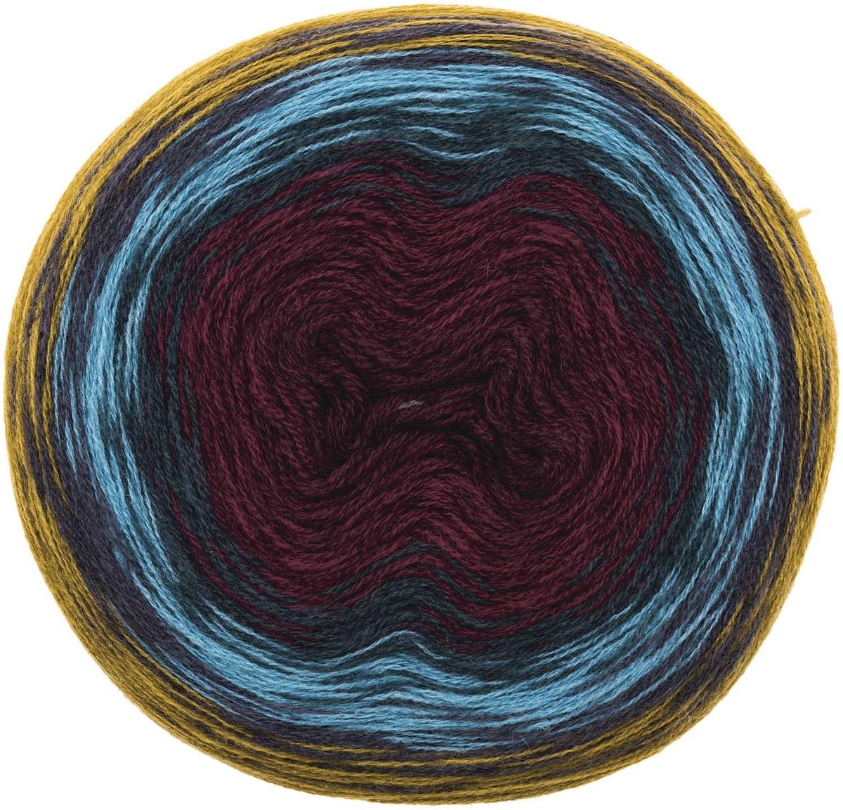 Bonita-Loka Creative Wool Degradé Super 6 Senf rot 006