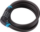 BBB Cycling CodeSafe Coil Cable Fietsslot - Kabelslot Fiets Cijferslot - Zwart - 150 x 1 cm - BBL-35