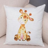 Kussenhoes Kleine Knuffel Giraffe