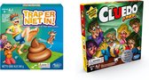 Spellenset - Bordspel - 2 Stuks - Trap Er Niet in & Cluedo Junior