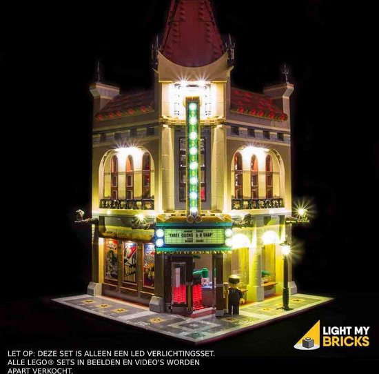 Palace Cinema #10232 Light Kit - Geschikt voor LEGO