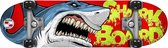 Skids Control Skateboard Shark 71 X 20 Hout/pvc Rood/blauw