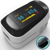 KingsPower Professionele Pulse Oximeter met Digitale Hartslagmeter - Saturatiemeter Meet Zuurstofgehalte in het Bloed