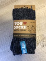 Wool socks "Holland" label blauw maat 35-41 (ook leuk om kado te geven !)