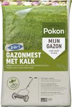 Pokon Gazonmest met Kalk - 16,8kg - Mest  - Geschikt voor 250m² - 120 dagen voeding