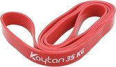 Kaytan - Weerstandsband - Fitness elastiek- 35 kg - Rood